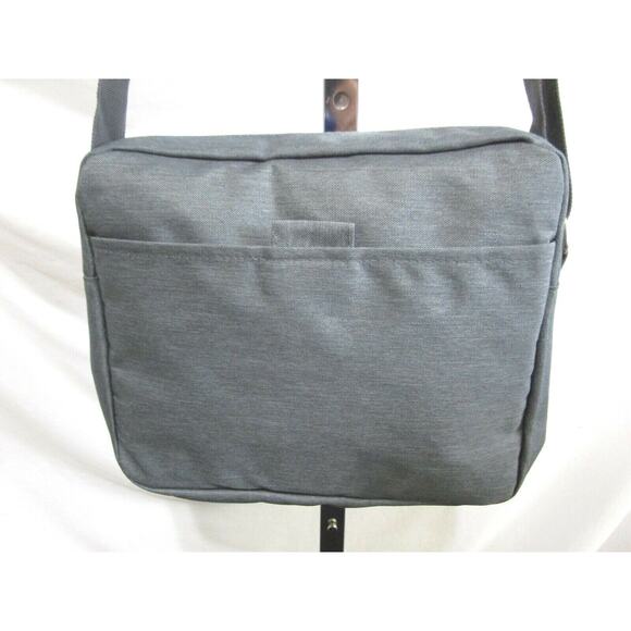 EUC!! Ekphero Small Gray Nylon 10" Padded Tablet Laptop Crossbody Travel Bag - Picture 9 of 12